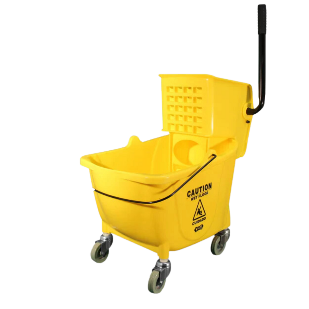 White/Impact Bucket/Wringer Combo Side Press 26-35qt