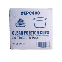 Load image into Gallery viewer, Empress Plastic Portion Cup 4oz Clear 2500/cs
