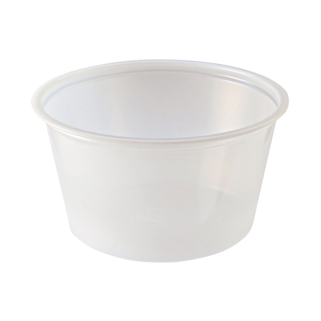 Empress Plastic Portion Cup 4oz Clear 2500/cs